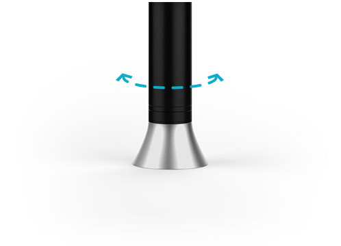 Bouncepad rotatie optie