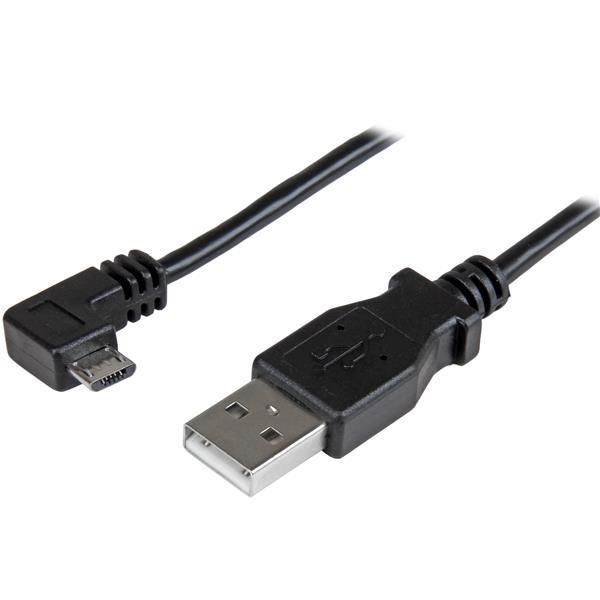 fundament Schilderen Reproduceren Micro USB kabel met haakse connector