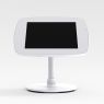 Bouncepad Counter Flex tablet kiosk met vaste voet en zwanenhals