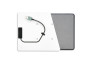 Displine Dame Wall Home for iPad Air 4 10.9/Pro 11 of iPad 10.2" White Powder