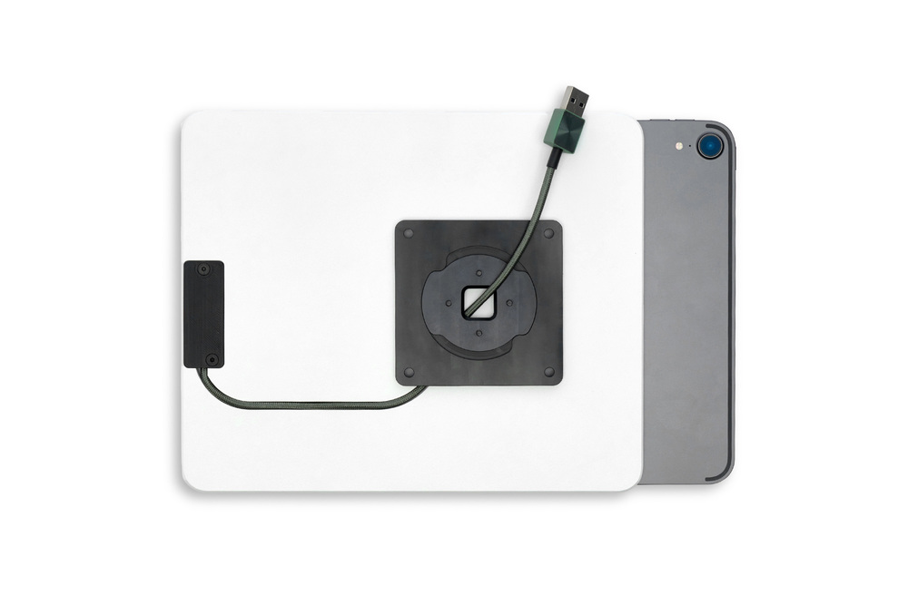 Displine Dame Wall Home for iPad Air 4 10.9/Pro 11 of iPad 10.2" White Powder