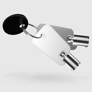 Bouncepad set van twee sleutels