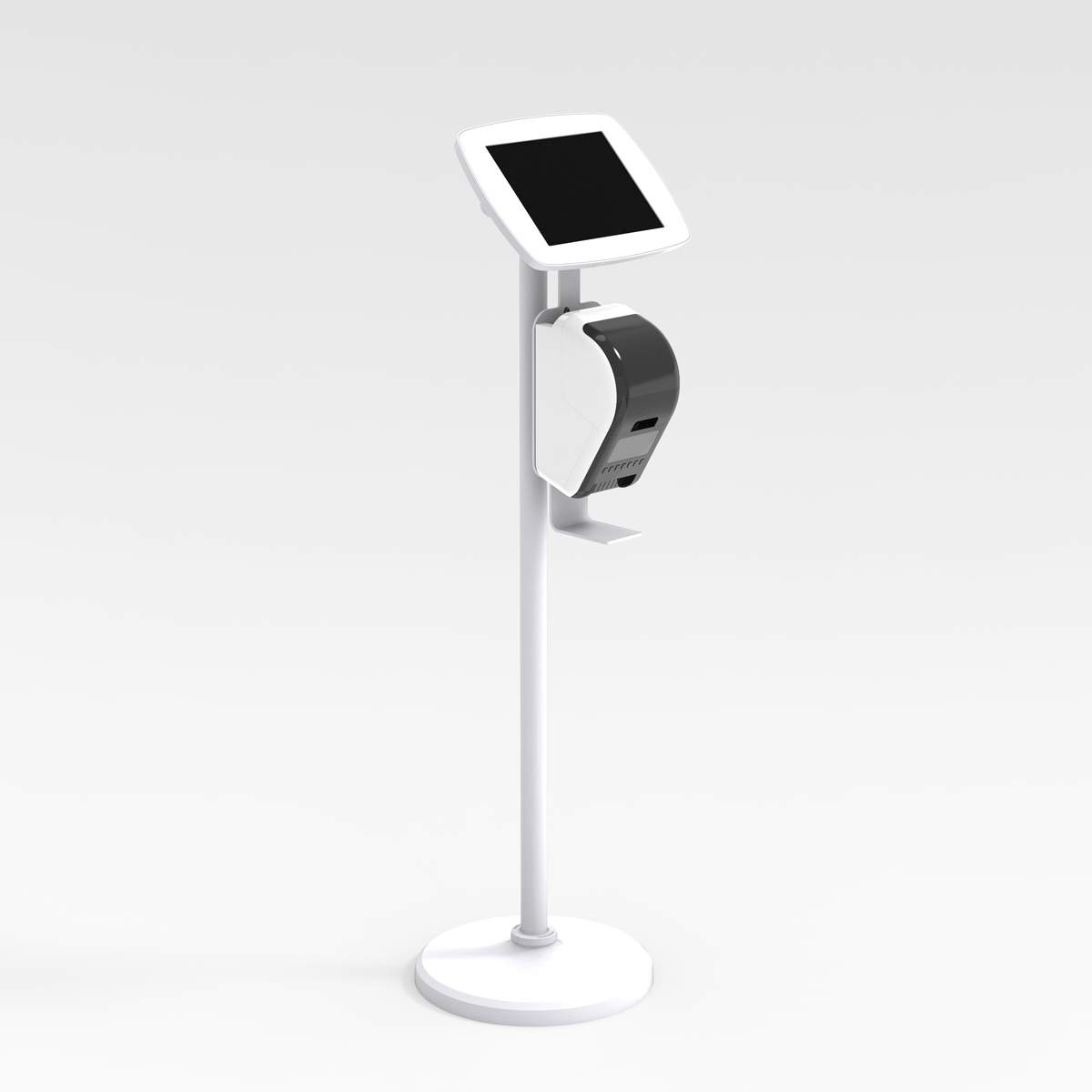 Bouncepad Floorstanding | tablet vloerstandaard met Brother printer houder