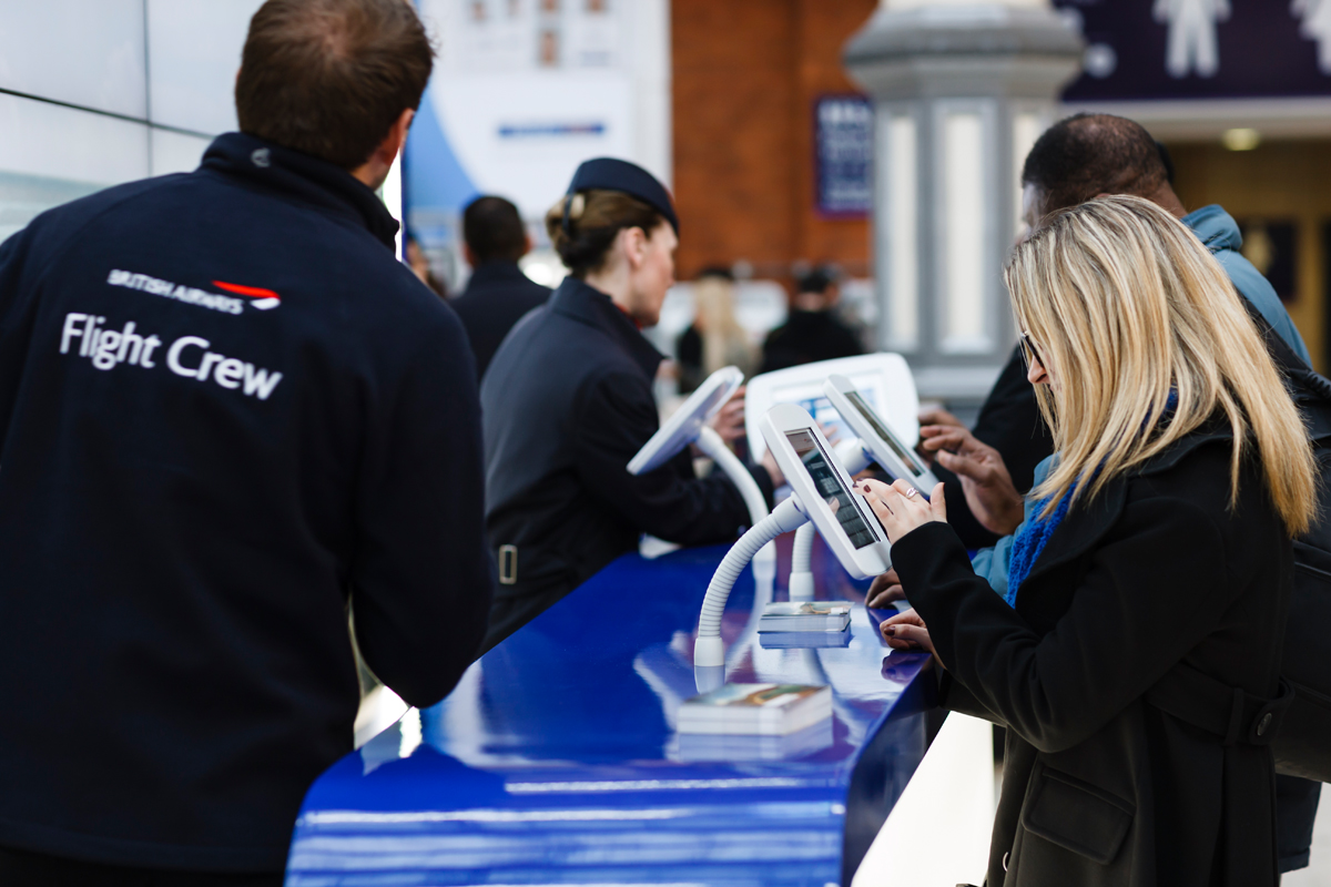 Bouncepad Flex veilige tablet en iPad gooseneck houder