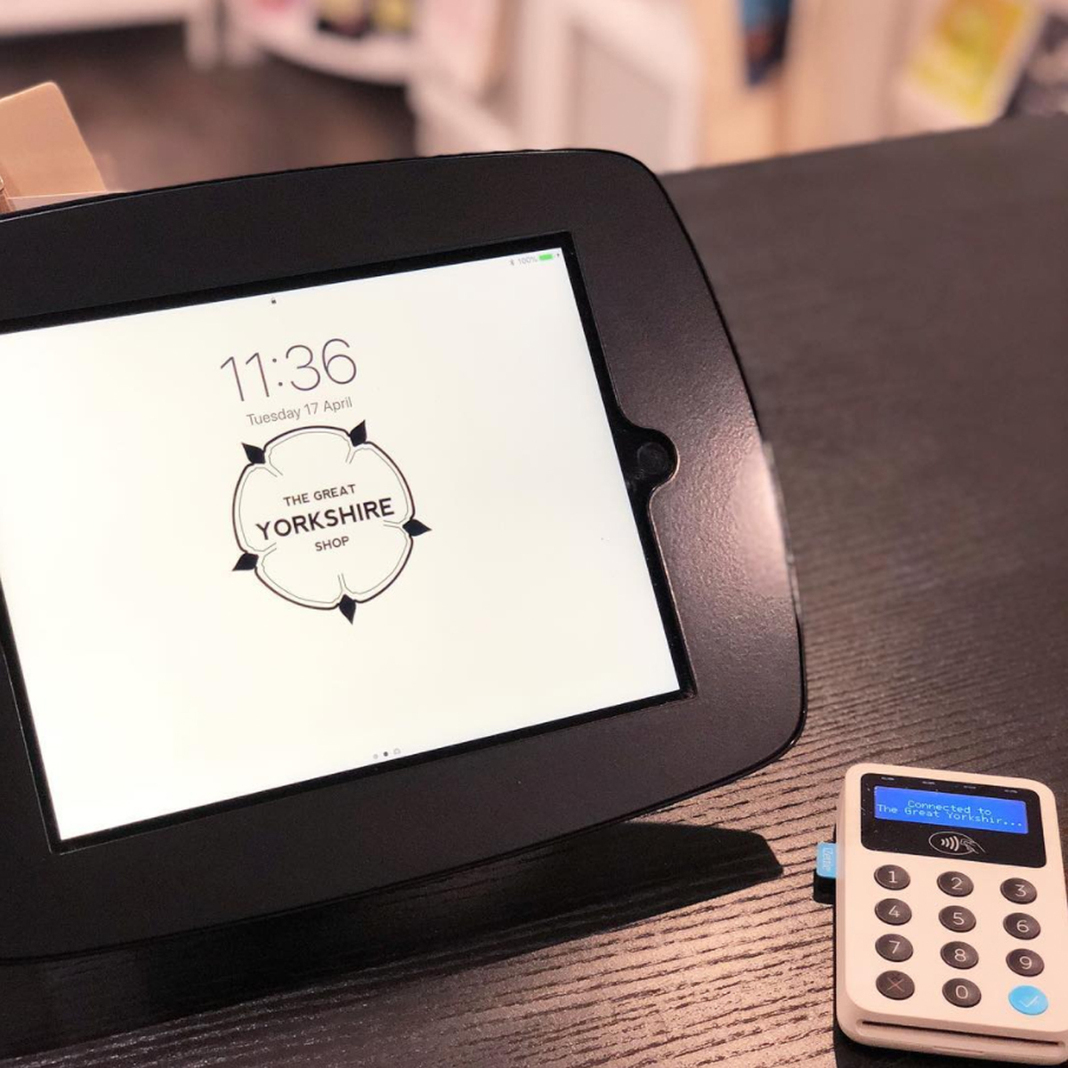 Bouncepad Flip kantelbare tablet / iPad kiosk