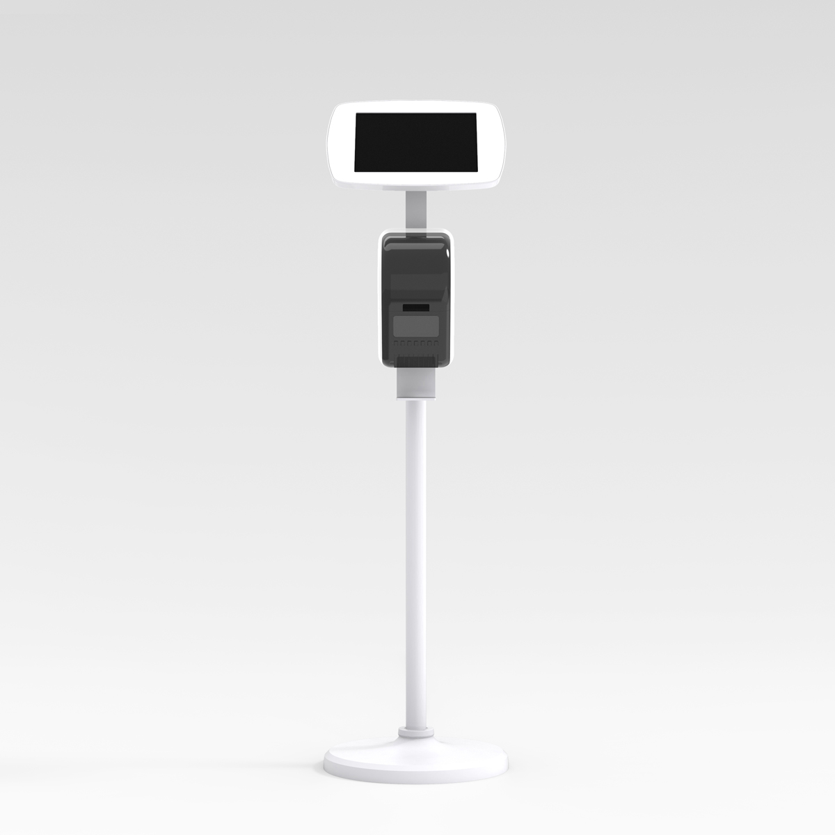 Bouncepad Floorstanding | tablet vloerstandaard met Brother printer houder