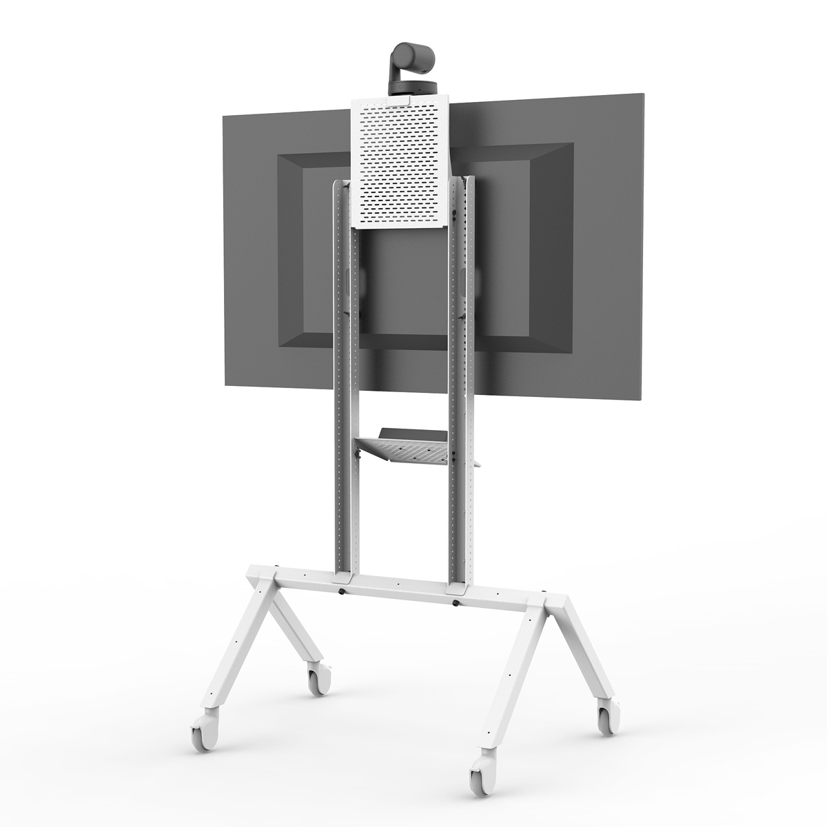 Heckler AV Cart Prime wit achteraanzicht