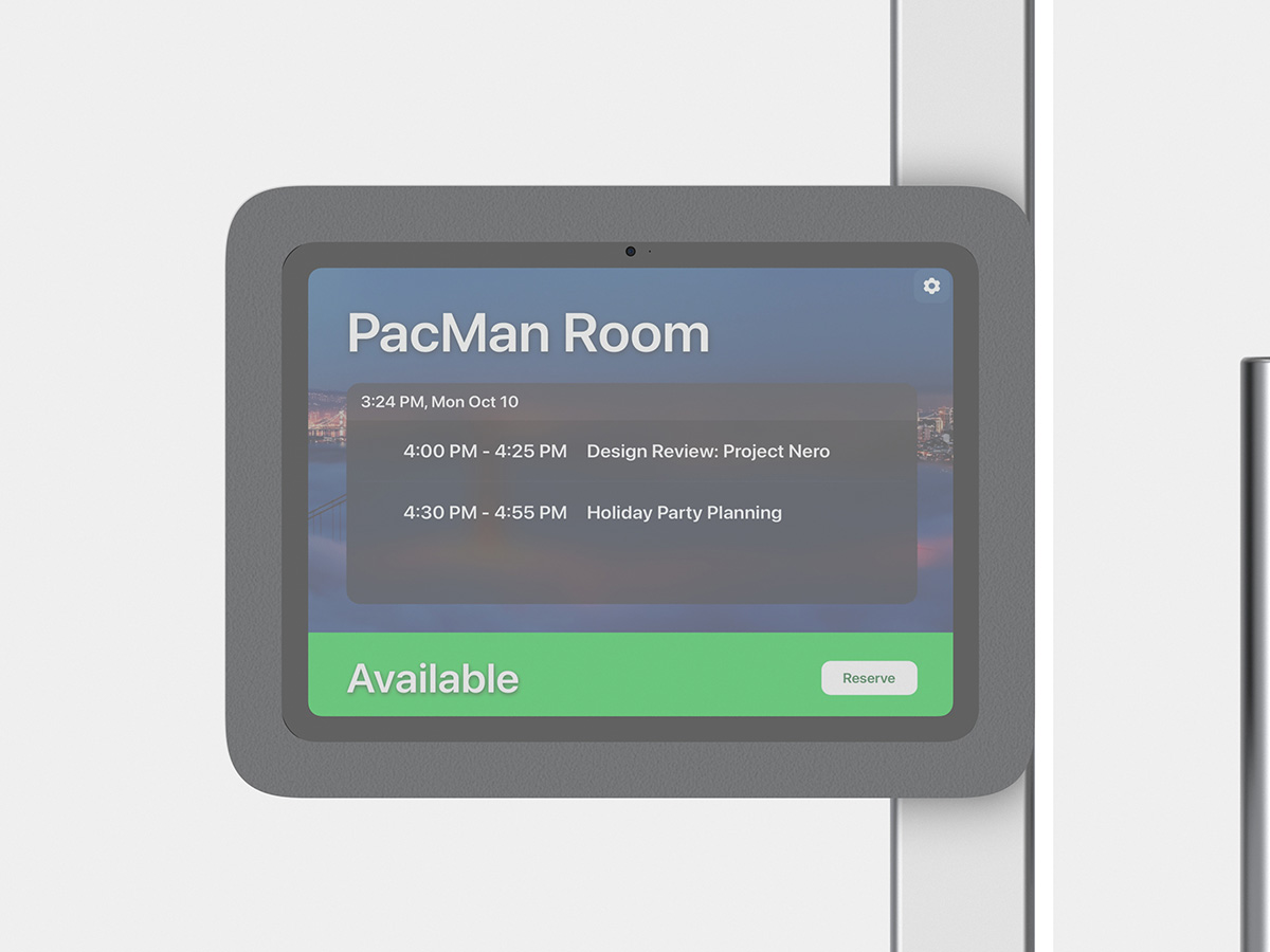 Heckler Room Scheduler Mount: Front Mount voor iPad 10