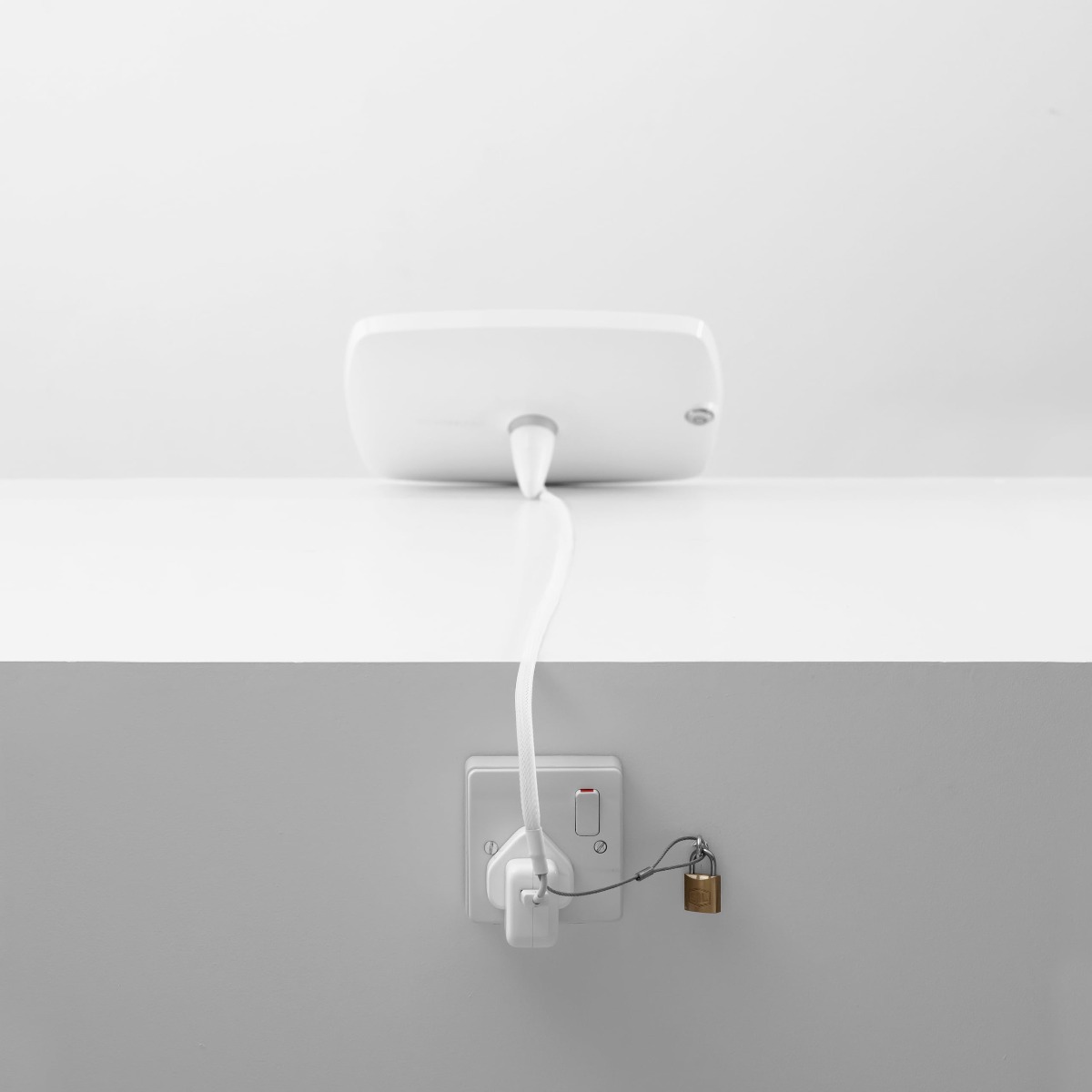 Bouncepad Lounge veilige tablet / iPad behuizing met staalkabel