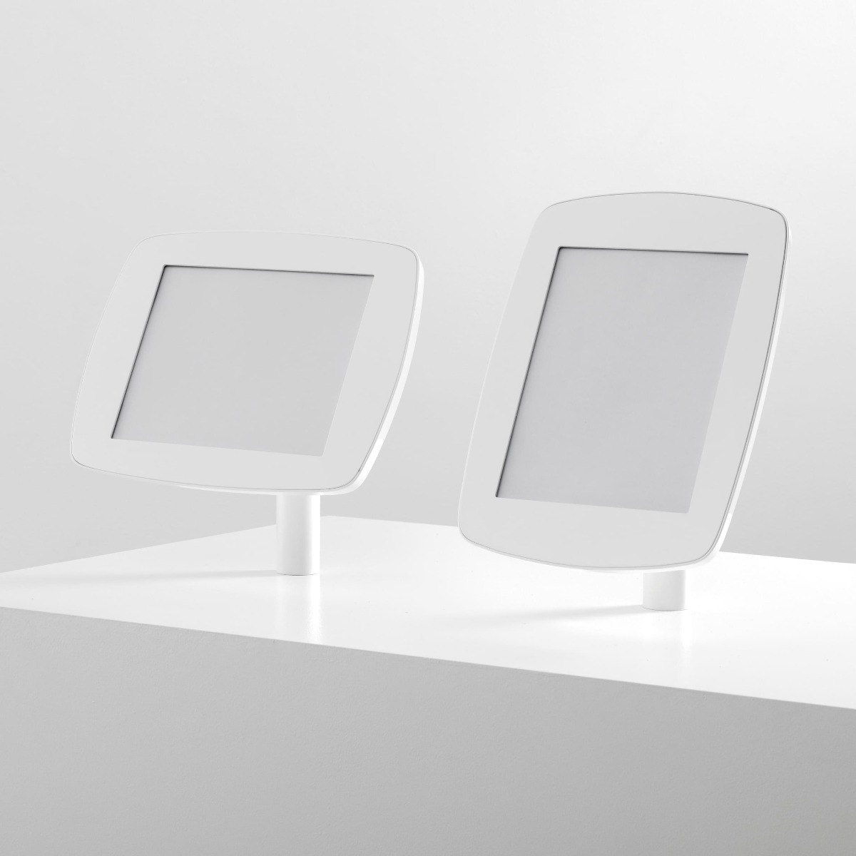 Bouncepad Static 60 tablet kiosk voor bevestiging op een balie