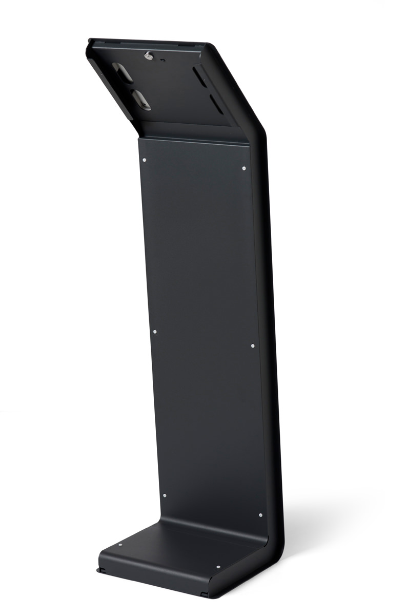 Achterplaat set voor Tabdoq zwart-grijs