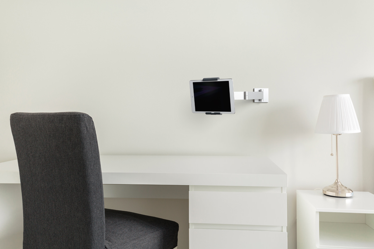 Tablet houder muur knik arm