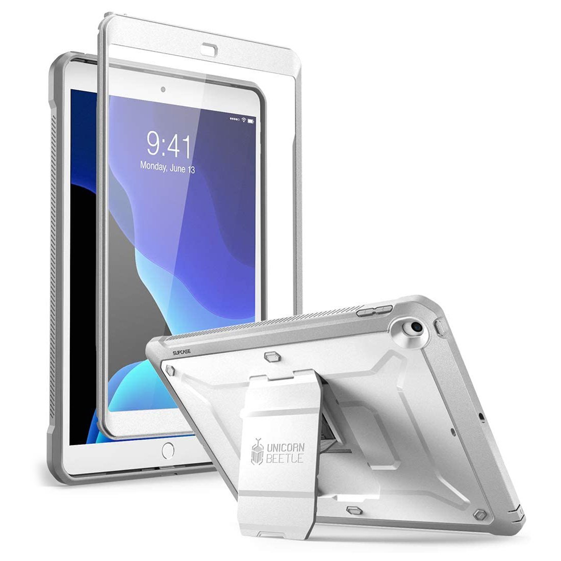 Supcase Unicorn Beetle PRO iPad 10.2 zwart/wit hoes case